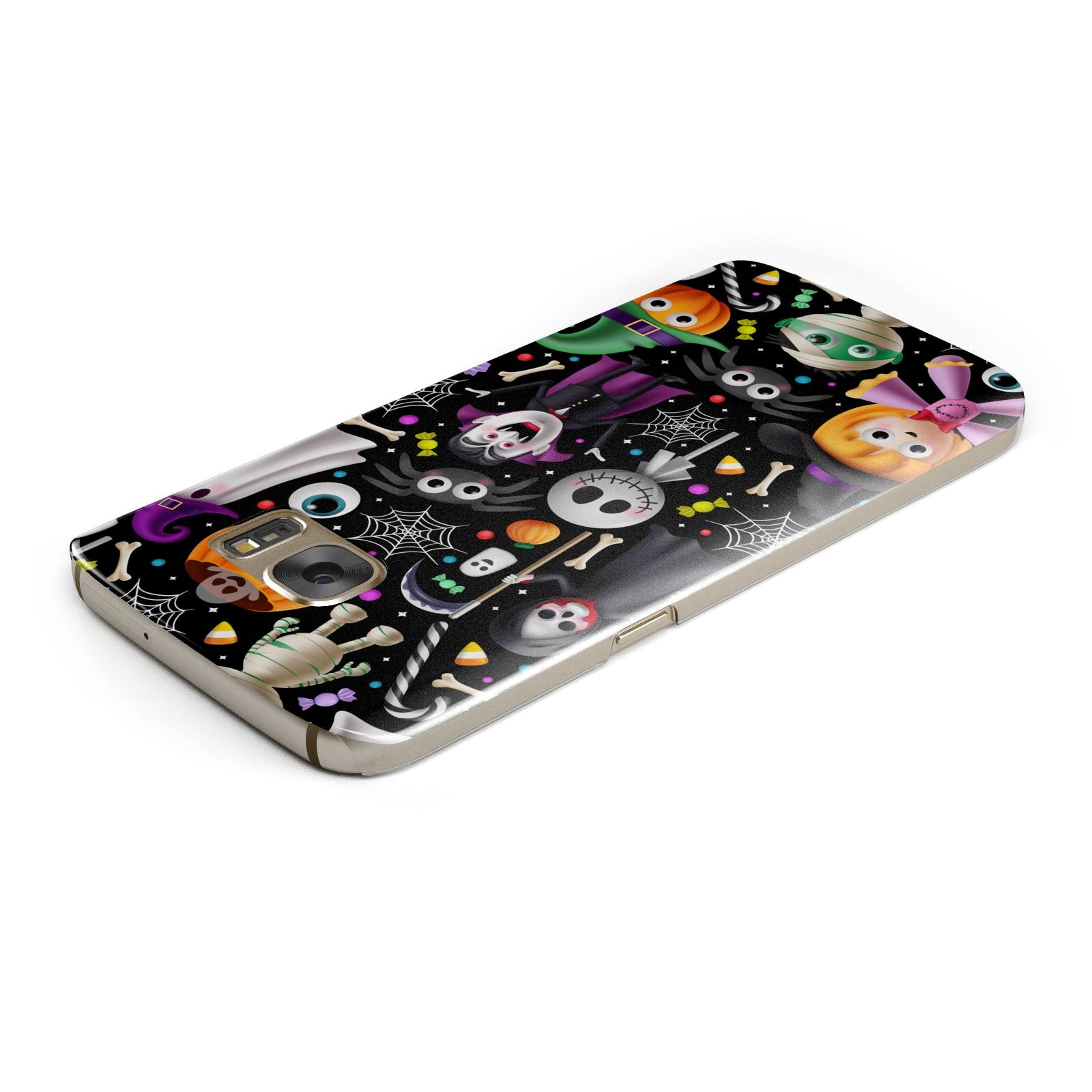 Colourful Halloween Samsung Galaxy Case Top Cutout