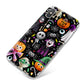 Colourful Halloween iPhone X Bumper Case on Silver iPhone