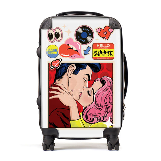 Comic Sticker Suitcase