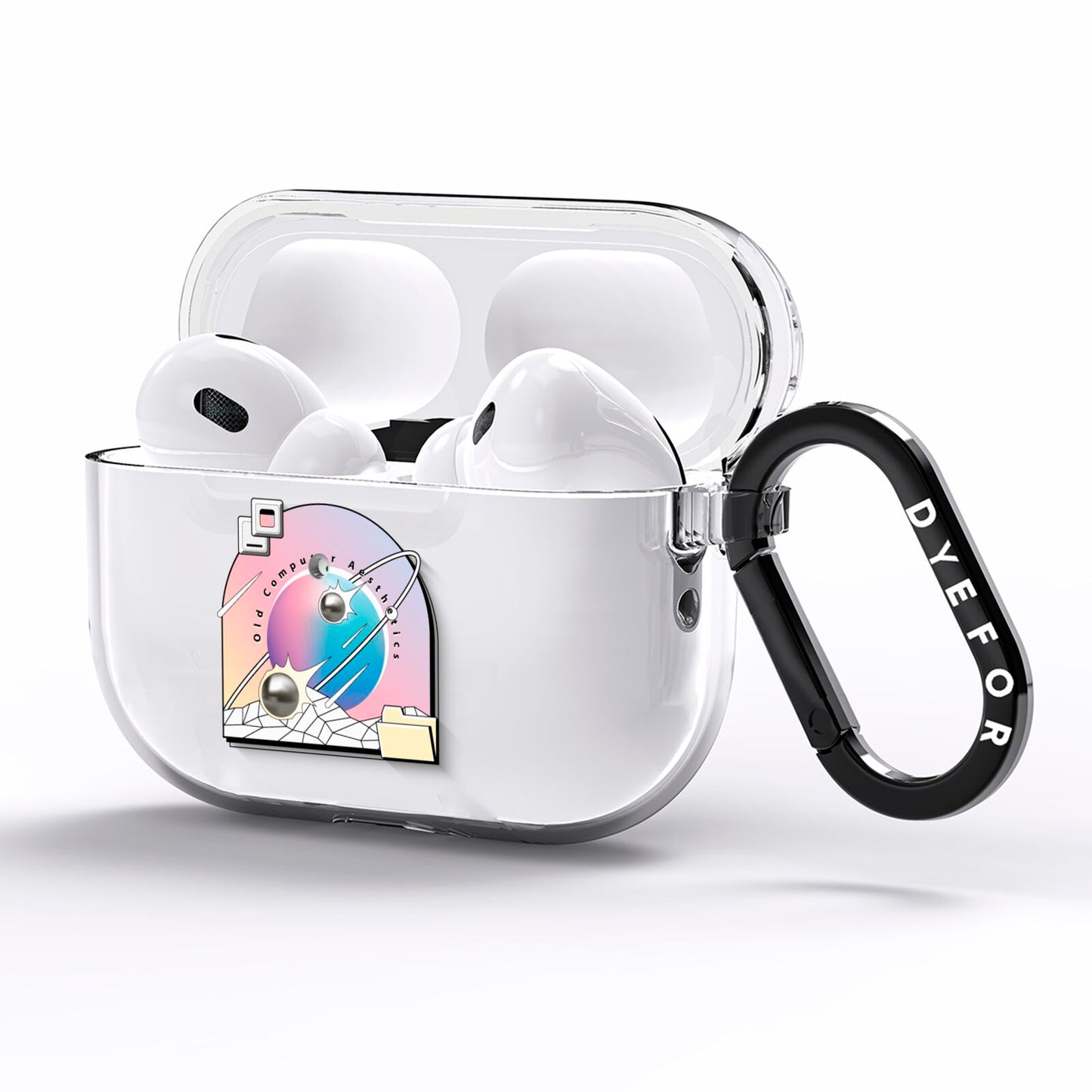 Computer Aesthetics AirPods Pro Clear Case Side Image