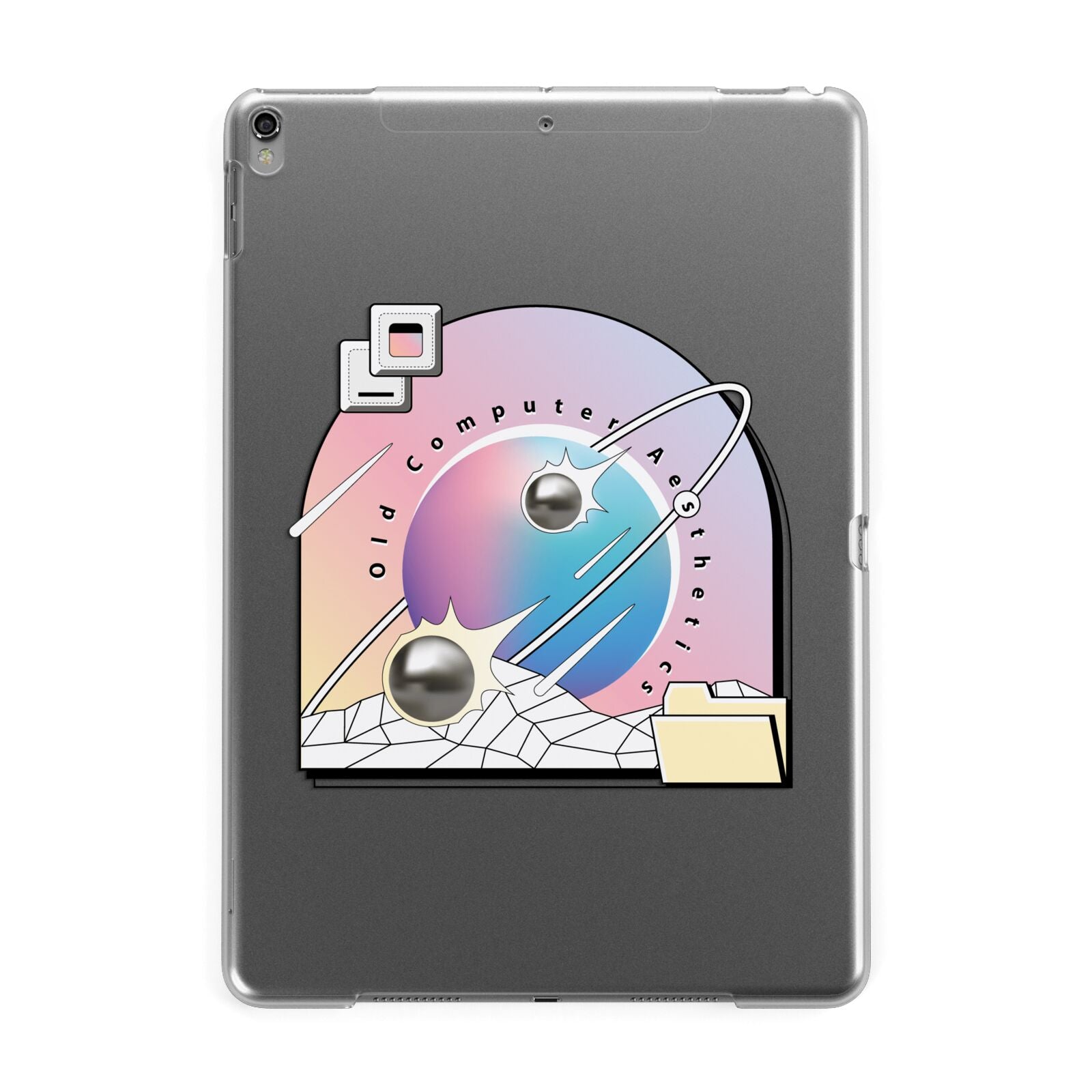 Computer Aesthetics Apple iPad Grey Case