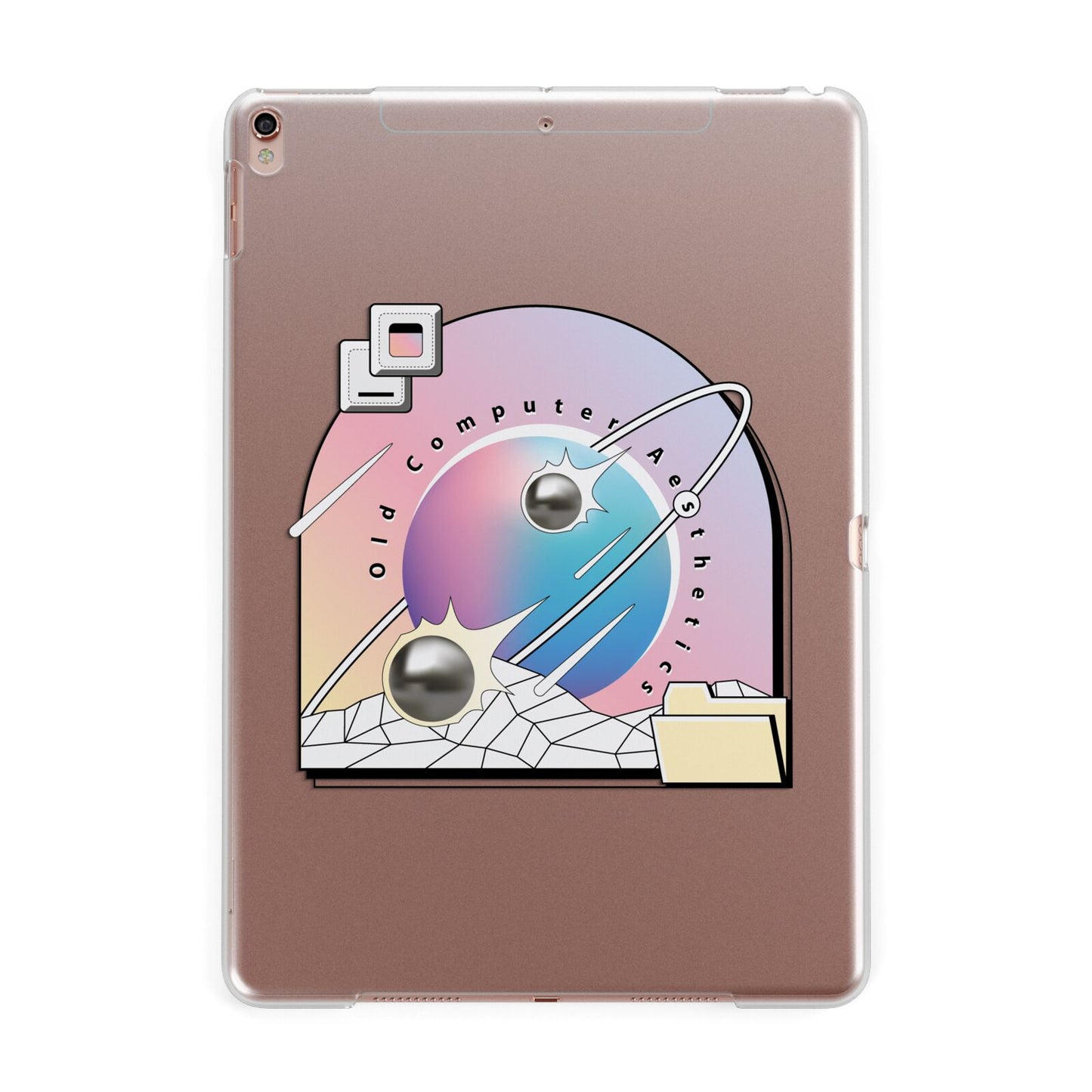 Computer Aesthetics Apple iPad Rose Gold Case