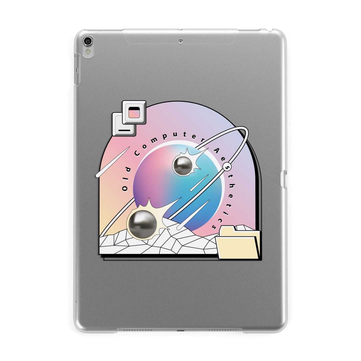 Computer Aesthetics Apple iPad Silver Case