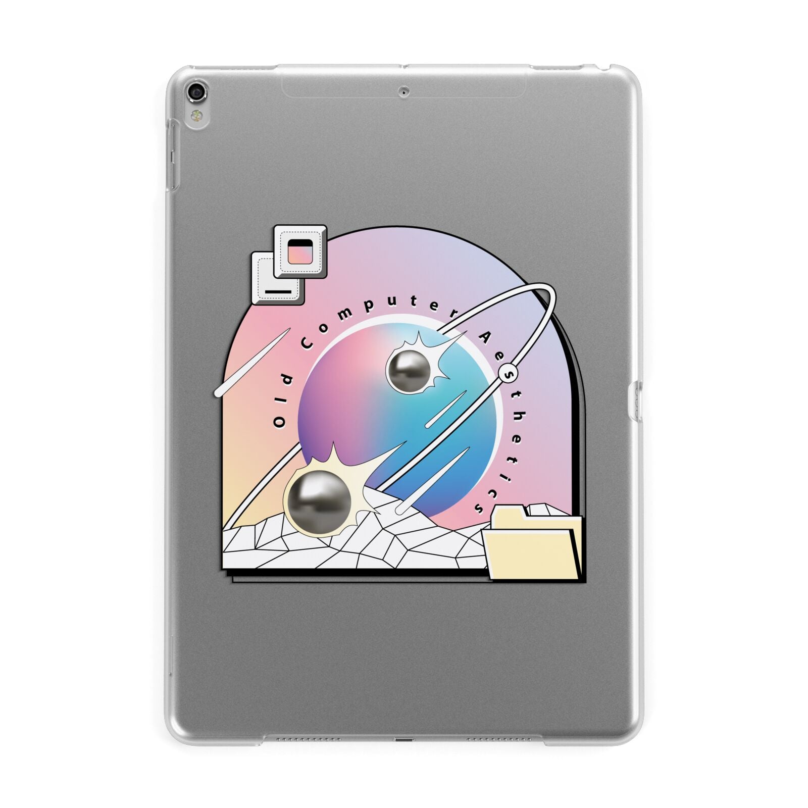 Computer Aesthetics Apple iPad Silver Case