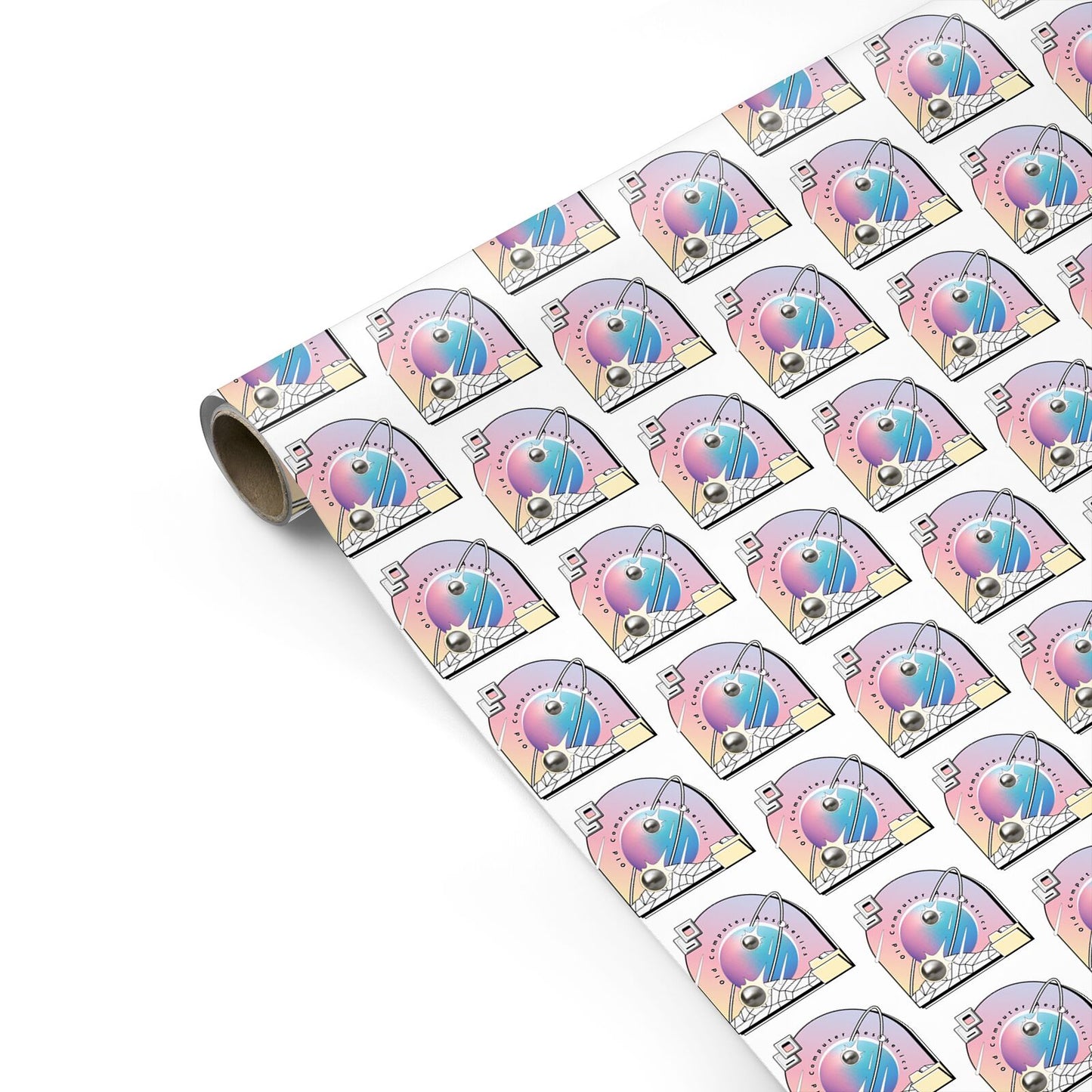 Computer Aesthetics Personalised Gift Wrap