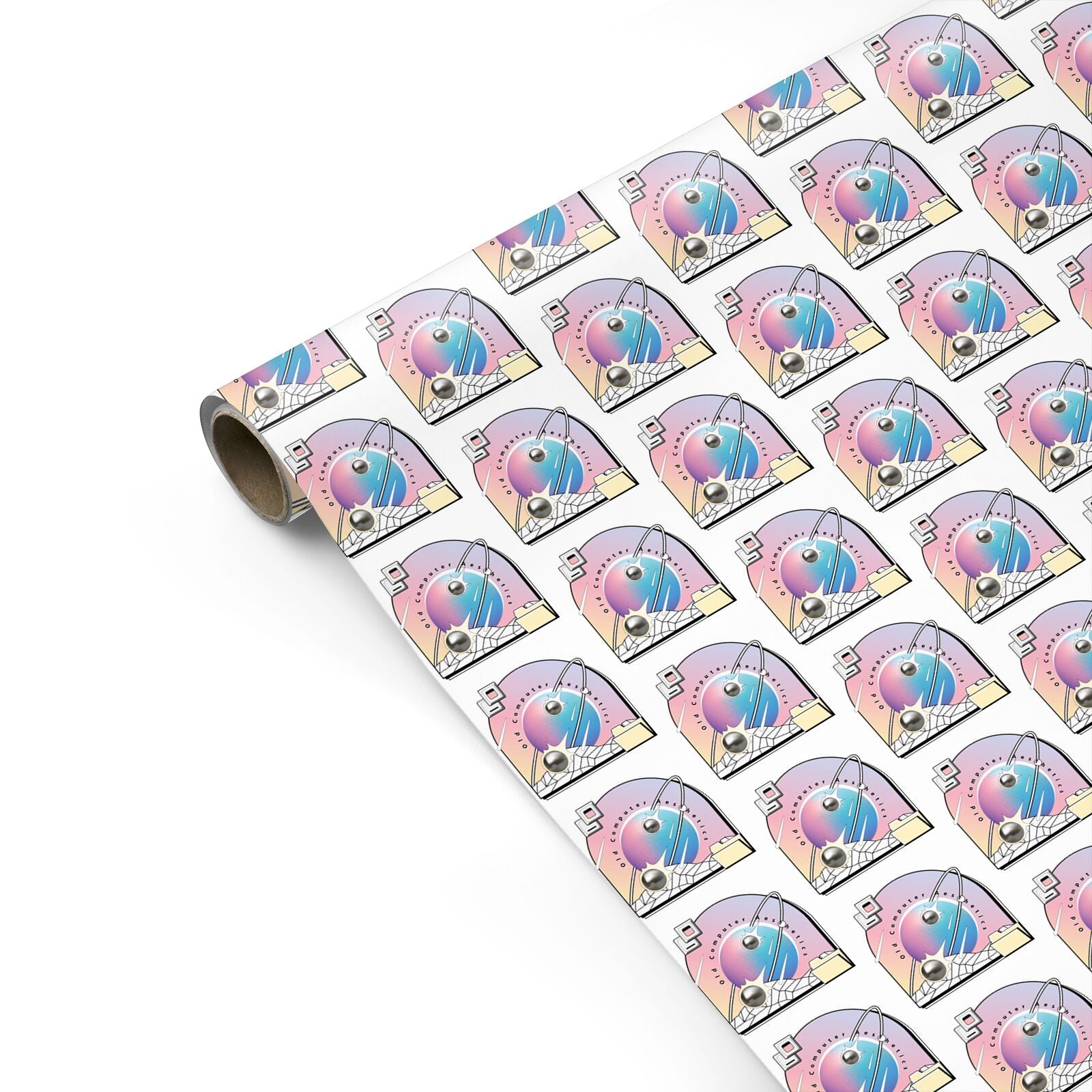 Computer Aesthetics Personalised Gift Wrap