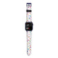 Confetti Apple Watch Strap Size 38mm with Blue Hardware