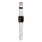 Confetti Apple Watch Strap Size 38mm with Gold Hardware