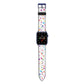 Confetti Apple Watch Strap with Blue Hardware