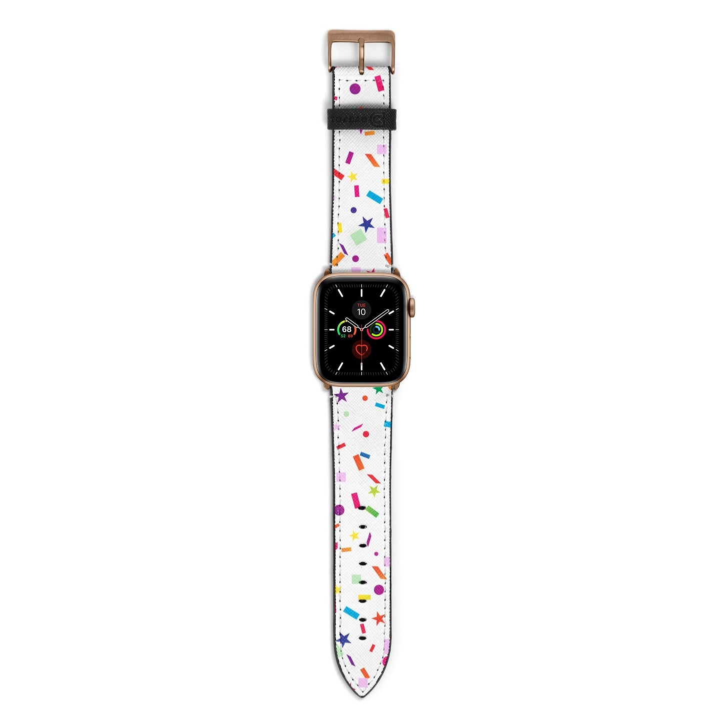 Confetti Apple Watch Strap with Gold Hardware