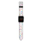 Confetti Apple Watch Strap with Silver Hardware