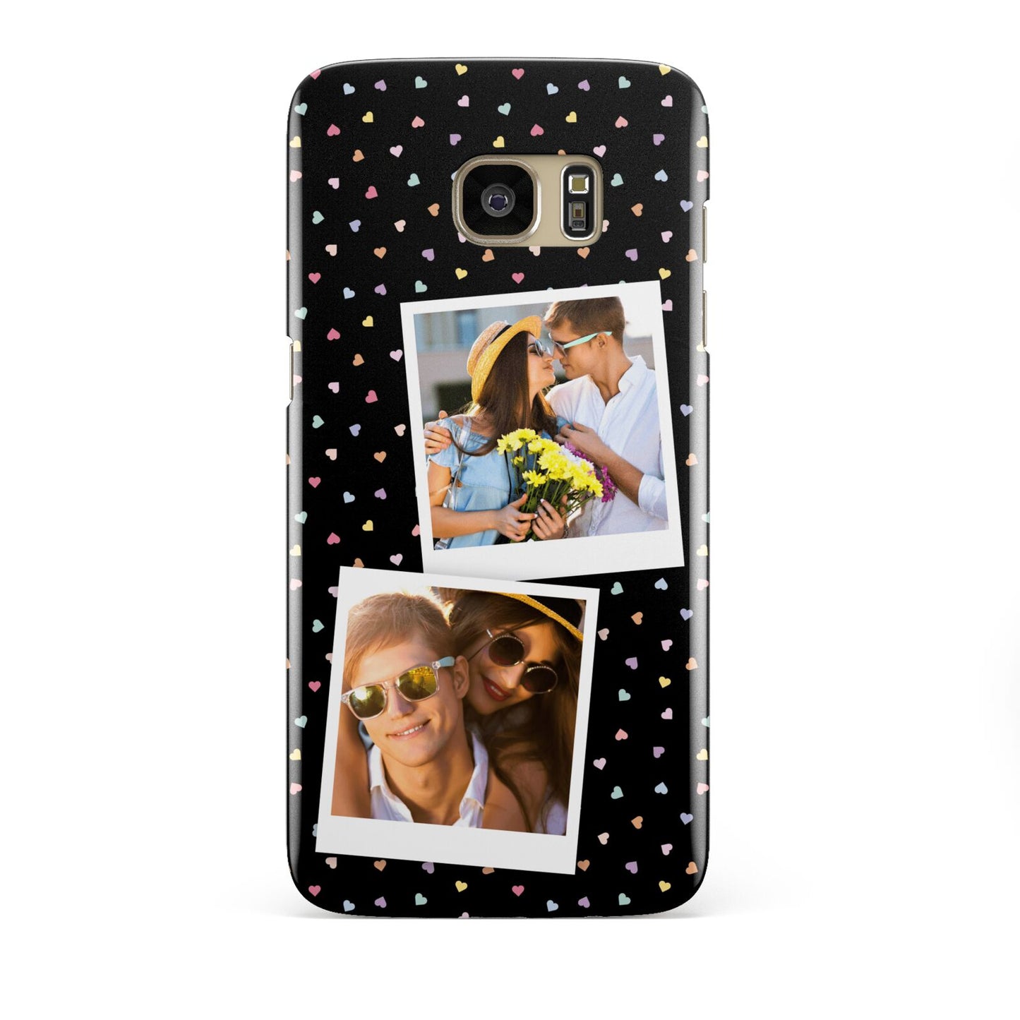 Confetti Heart Photo Samsung Galaxy S7 Edge Case