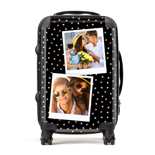 Confetti Heart Photo Suitcase
