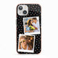 Confetti Heart Photo iPhone 13 TPU Impact Case with Pink Edges