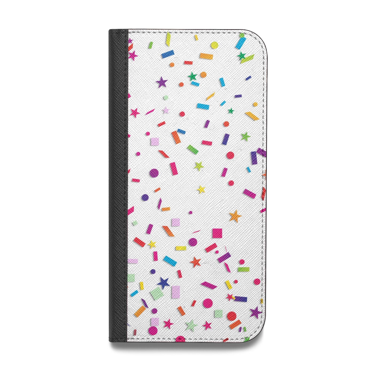 Confetti Vegan Leather Flip iPhone Case
