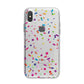 Confetti iPhone X Bumper Case on Silver iPhone Alternative Image 1