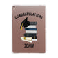 Congratulations Graduate Apple iPad Rose Gold Case
