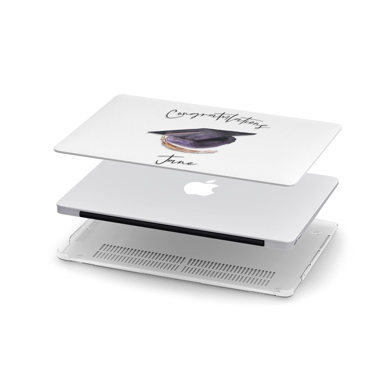Congratulations Graduate Custom Apple MacBook Case in Detail