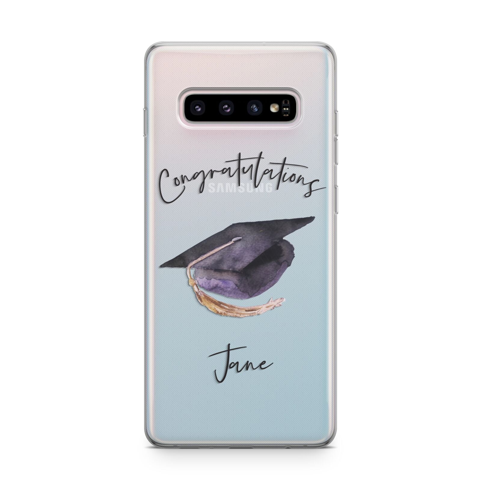 Congratulations Graduate Custom Samsung Galaxy S10 Plus Case
