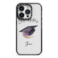 Congratulations Graduate Custom iPhone 14 Pro Black Impact Case on Silver phone
