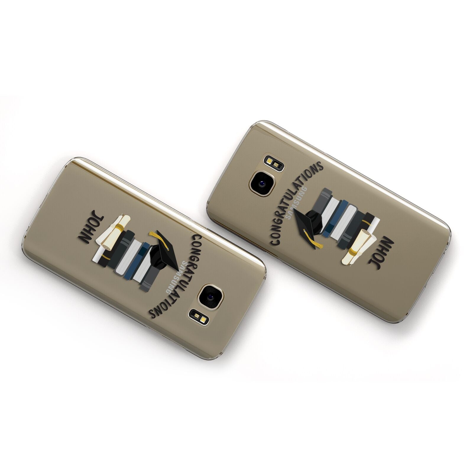 Congratulations Graduate Samsung Galaxy Case Flat Overview