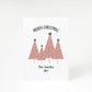 Contemporary Christmas Personalised A5 Greetings Card