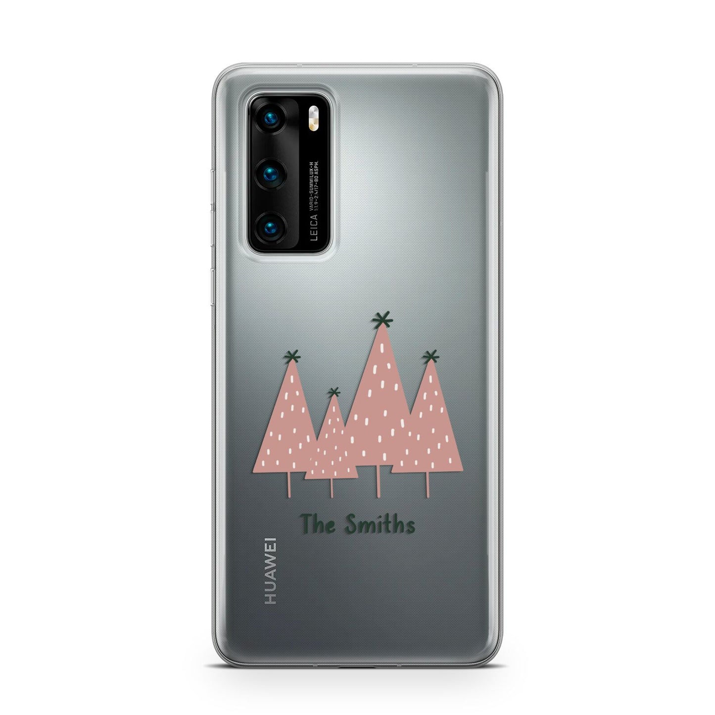 Contemporary Christmas Personalised Huawei P40 Phone Case
