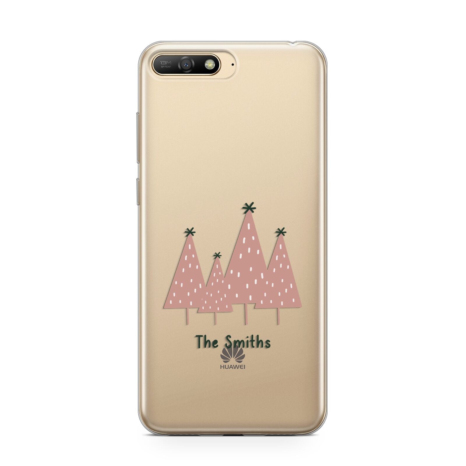 Contemporary Christmas Personalised Huawei Y6 2018