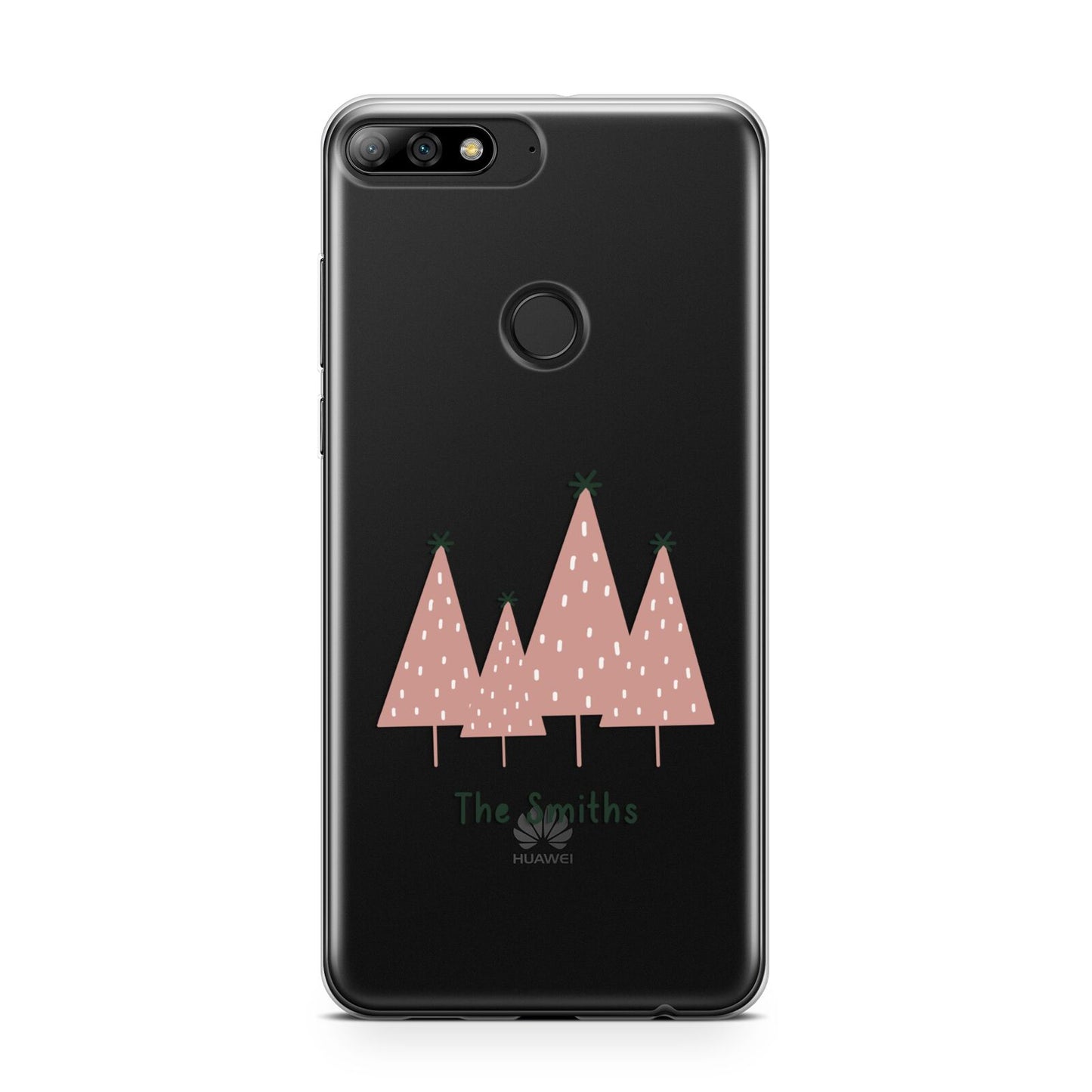 Contemporary Christmas Personalised Huawei Y7 2018