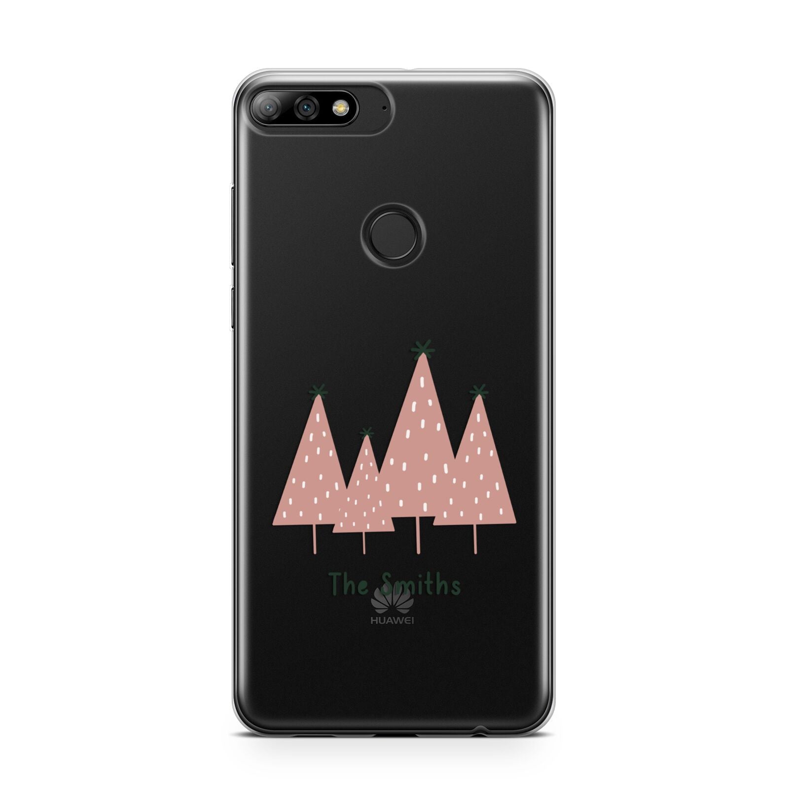 Contemporary Christmas Personalised Huawei Y7 2018