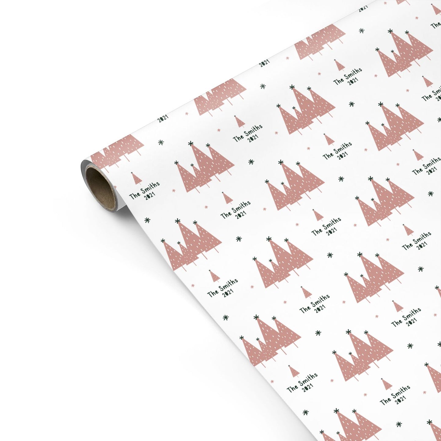 Contemporary Christmas Personalised Personalised Gift Wrap