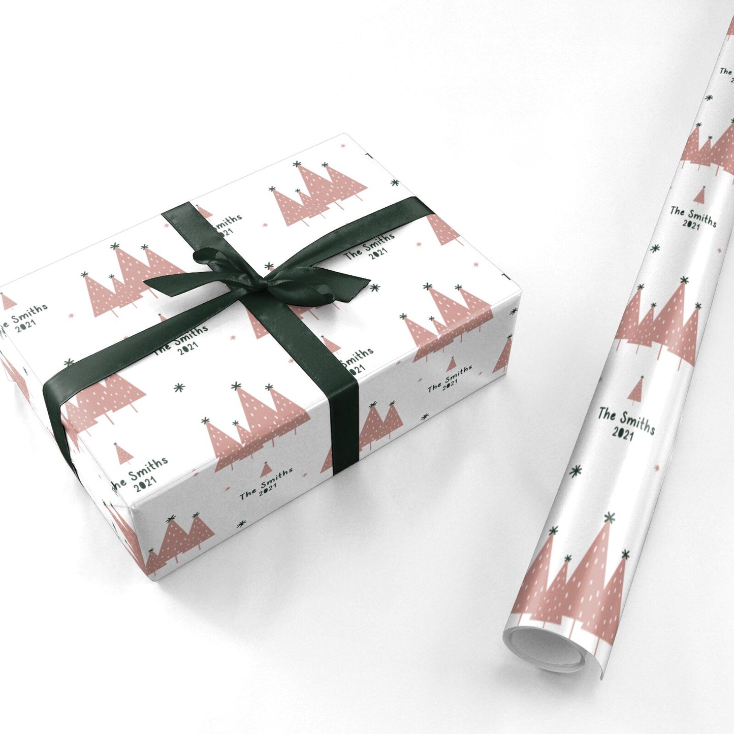 Contemporary Christmas Personalised Personalised Wrapping Paper