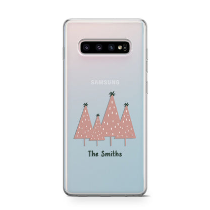 Contemporary Christmas Personalised Samsung Galaxy S10 Case