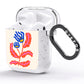 Contemporary Floral AirPods Glitter Case Side Image