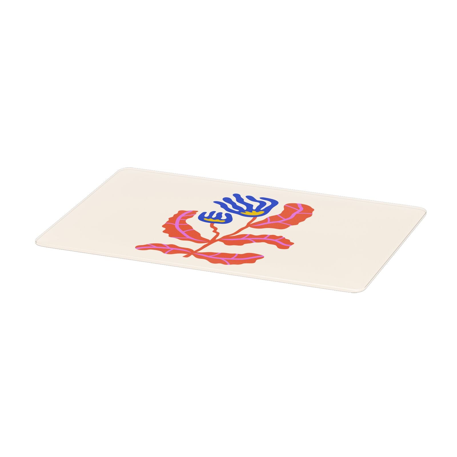 Contemporary Floral Apple MacBook Case Only