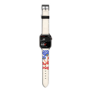 Contemporary Floral Watch Strap