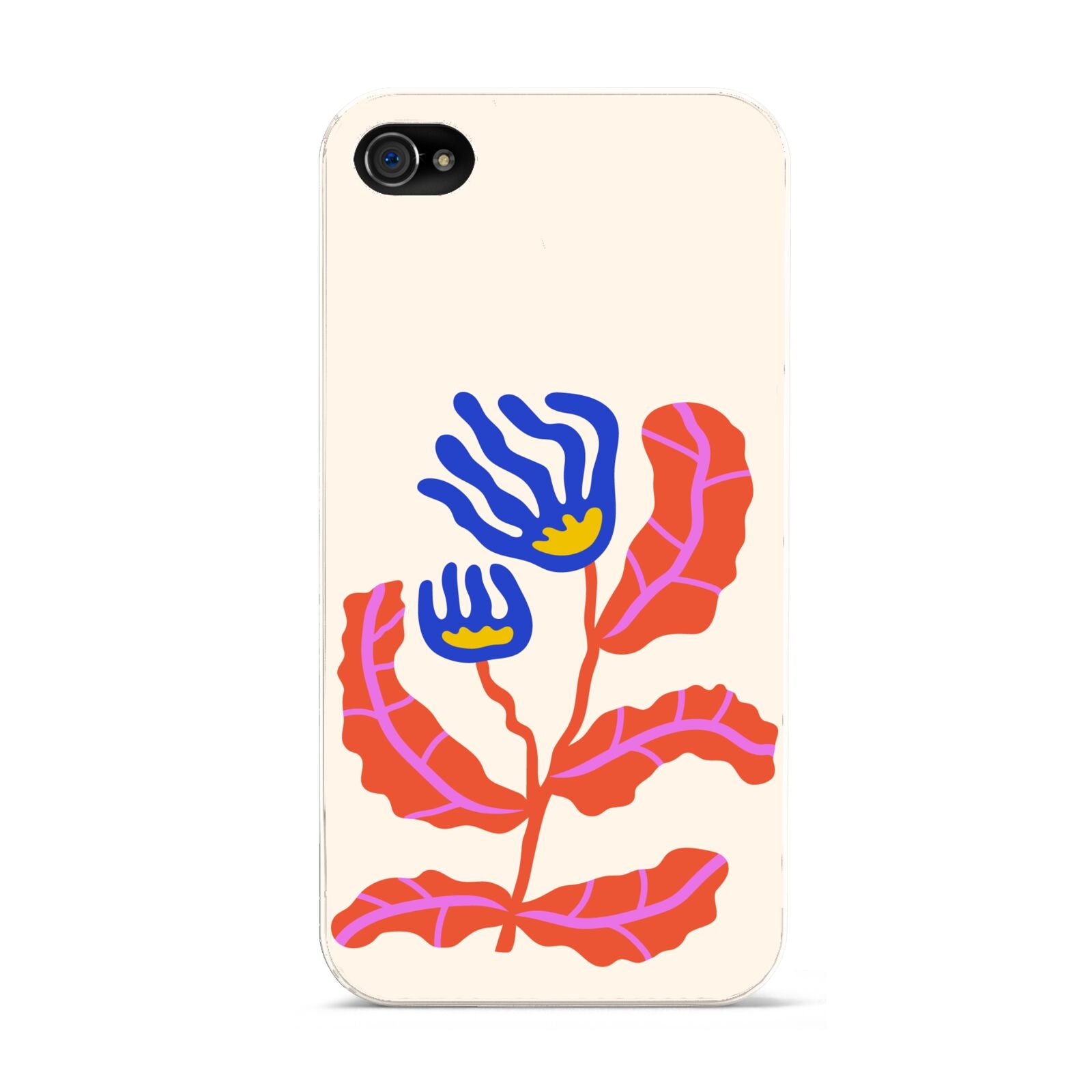 Contemporary Floral Apple iPhone 4s Case