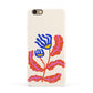 Contemporary Floral Apple iPhone 6 3D Snap Case