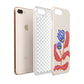 Contemporary Floral Apple iPhone 7 8 Plus 3D Tough Case Expanded View