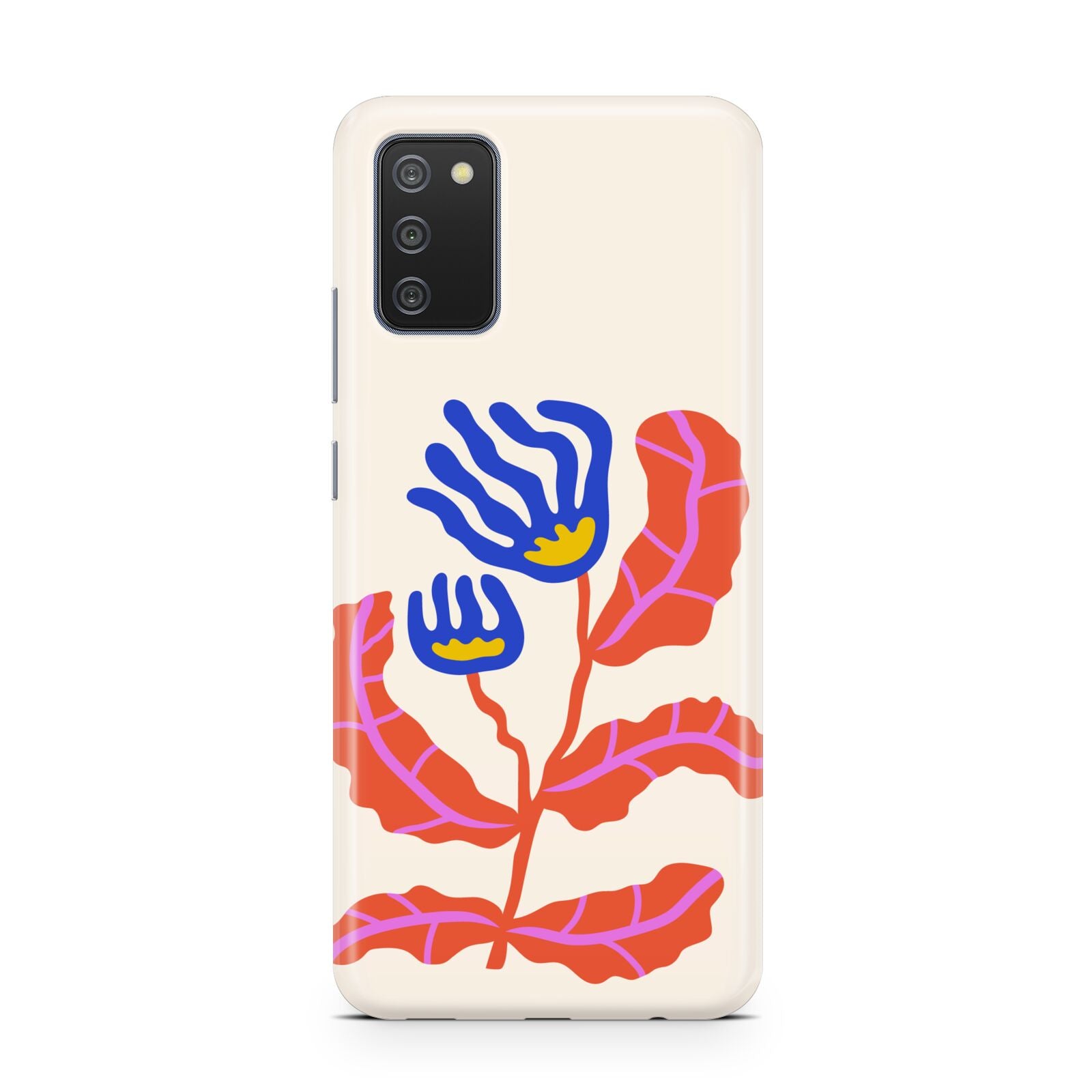 Contemporary Floral Samsung A02s Case