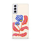 Contemporary Floral Samsung S21 Plus Case