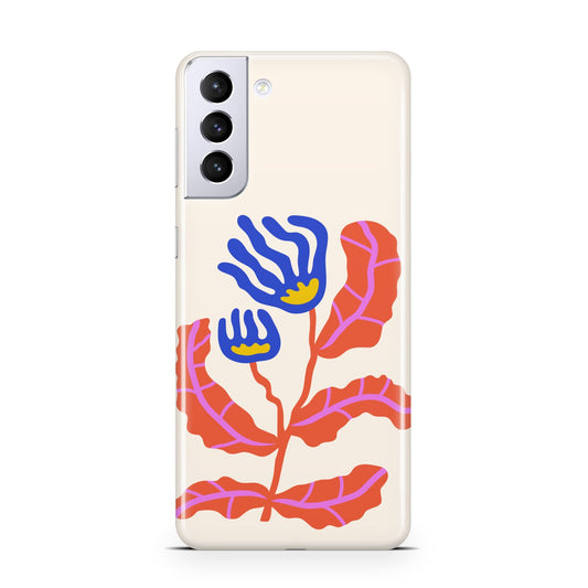 Contemporary Floral Samsung S21 Plus Phone Case