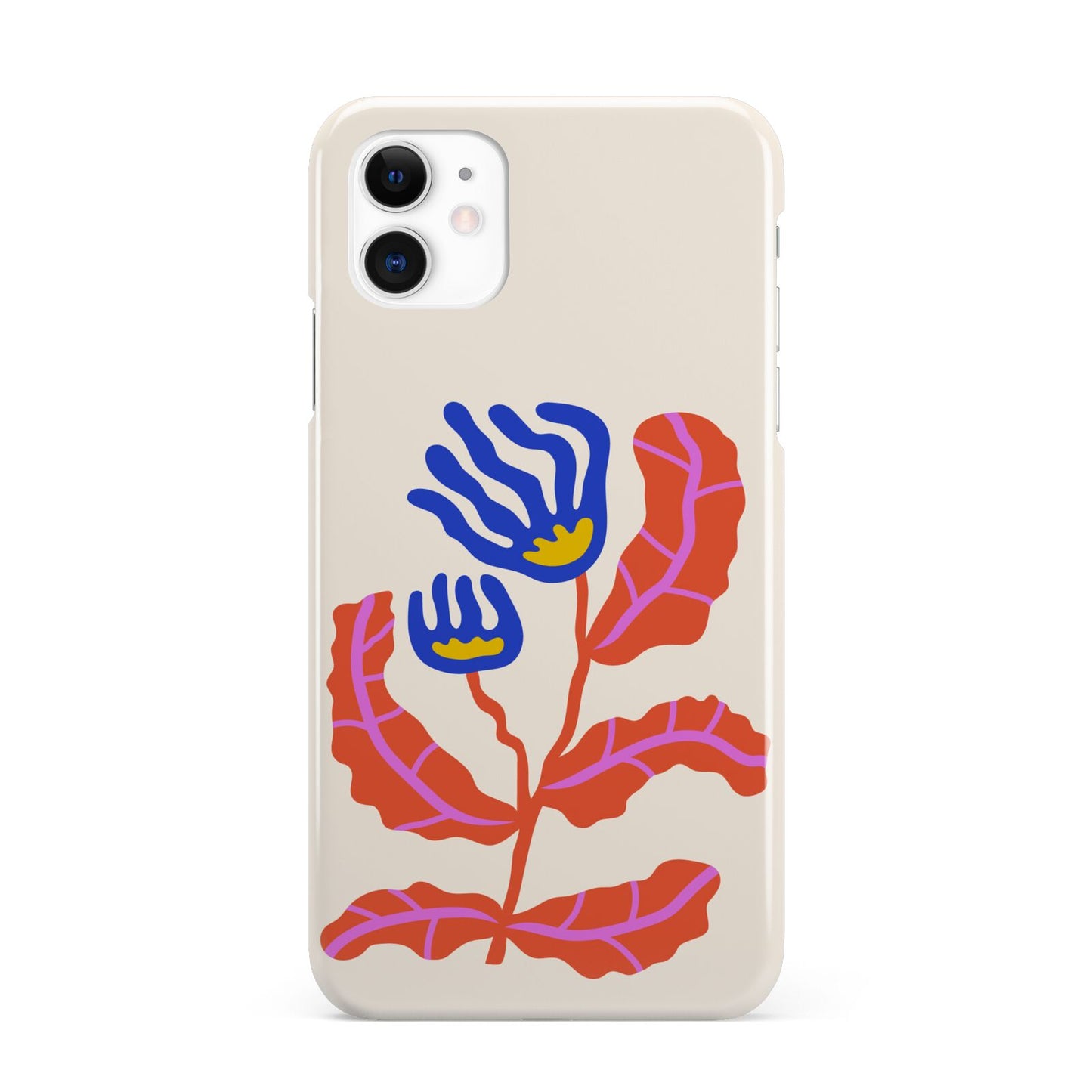 Contemporary Floral iPhone 11 3D Snap Case