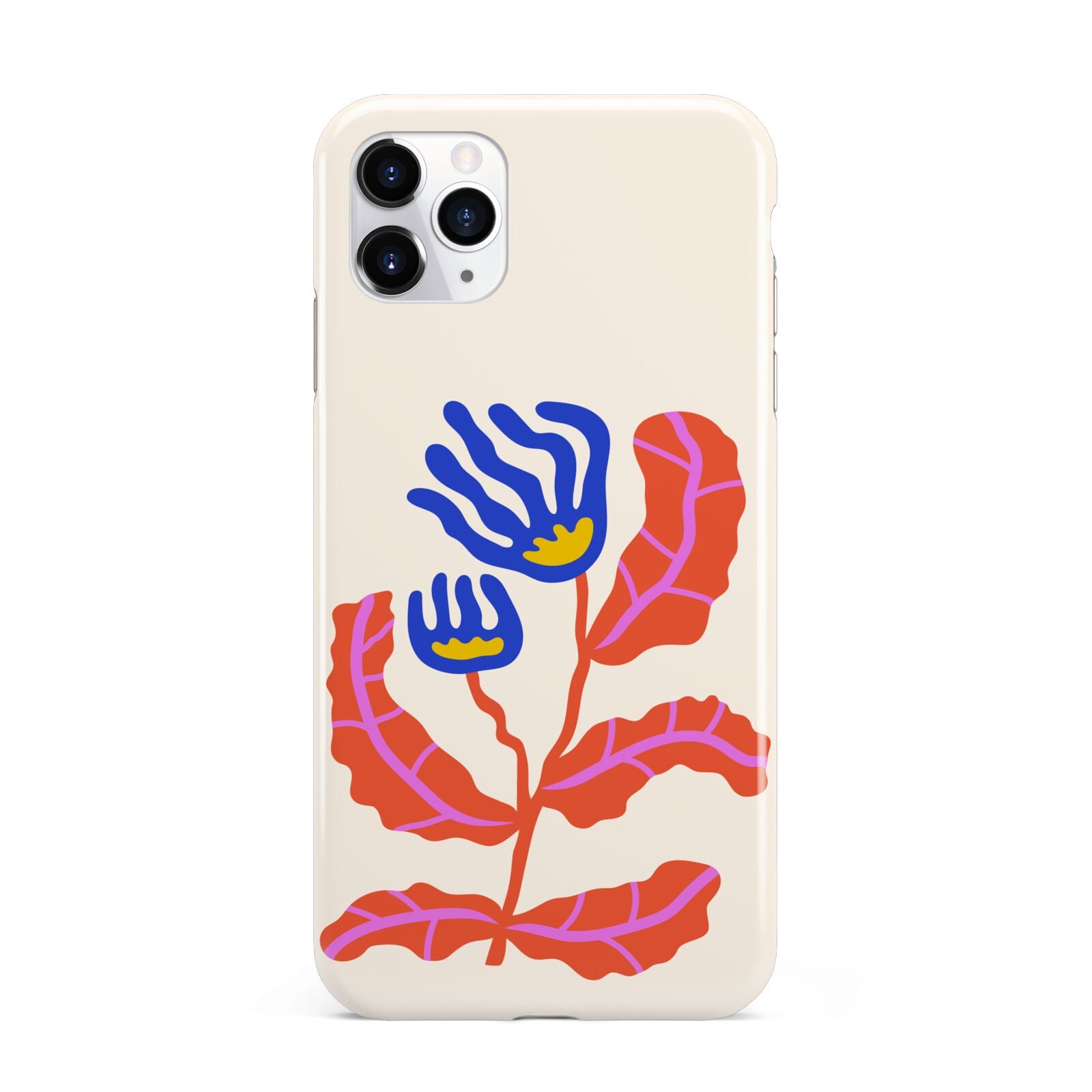 Contemporary Floral iPhone 11 Pro Max 3D Tough Case