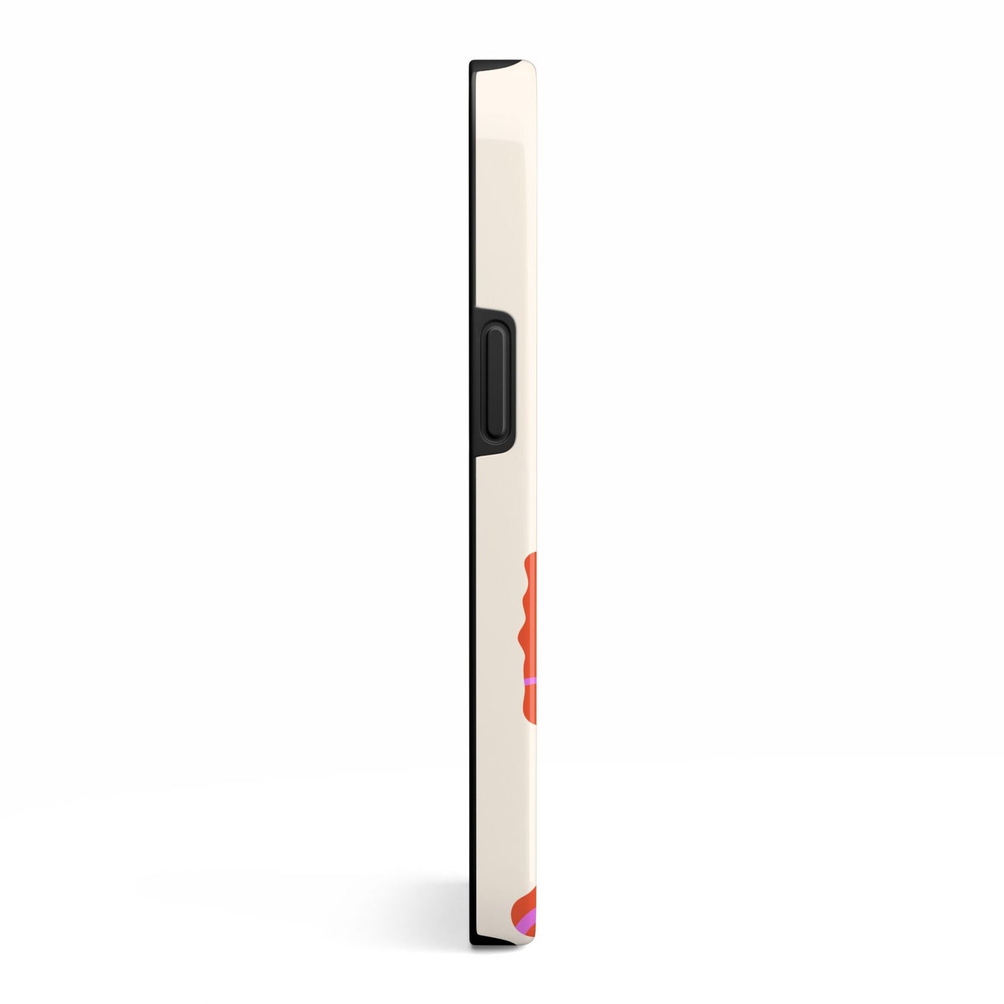 Contemporary Floral iPhone 13 Side Image 3D Tough Case