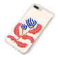 Contemporary Floral iPhone 8 Plus Bumper Case on Silver iPhone Alternative Image