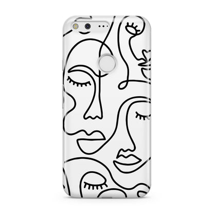 Continuous Abstract Face Google Pixel Case