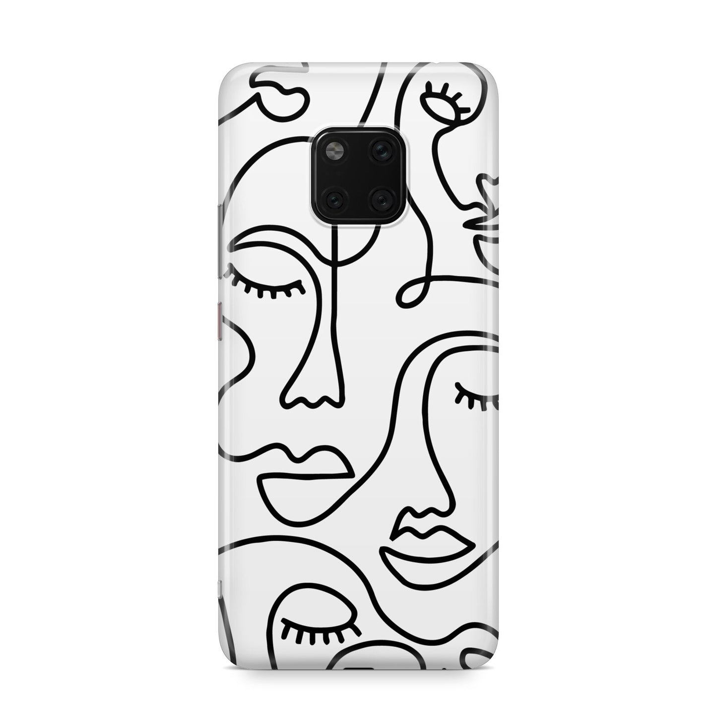 Continuous Abstract Face Huawei Mate 20 Pro Phone Case