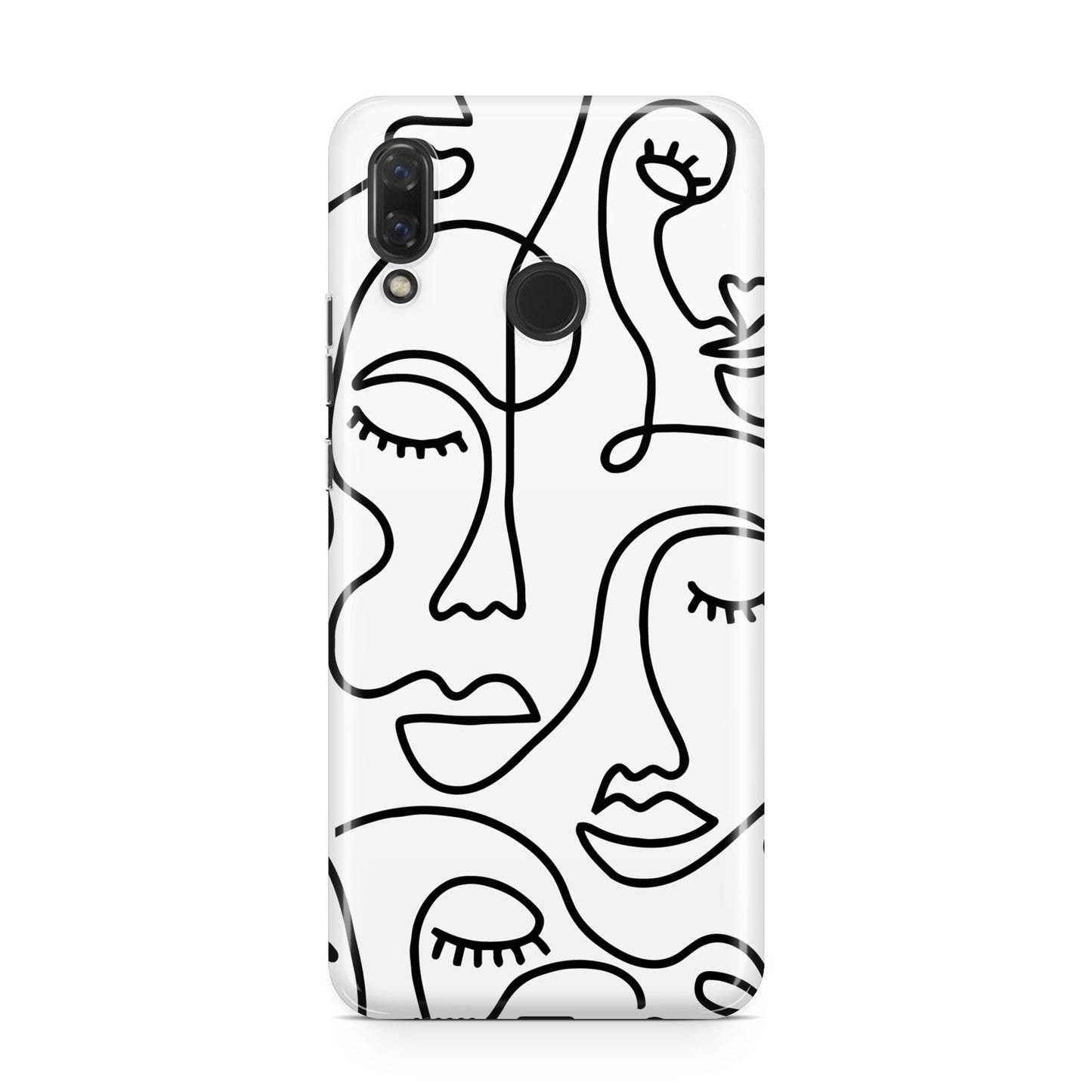 Continuous Abstract Face Huawei Nova 3 Phone Case