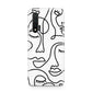 Continuous Abstract Face Huawei Nova 6 Phone Case